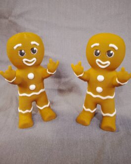 Sassy Gingerbread Man: Your New Favorite Holiday Decor, Rude Flipping the bird